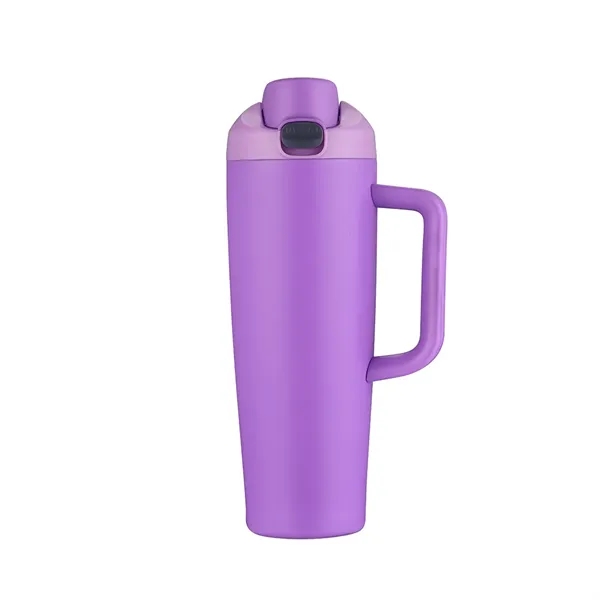 30 oz travel mug vacuum-sealed with powered finish and copper coating... from ASI 31517 Admart Products