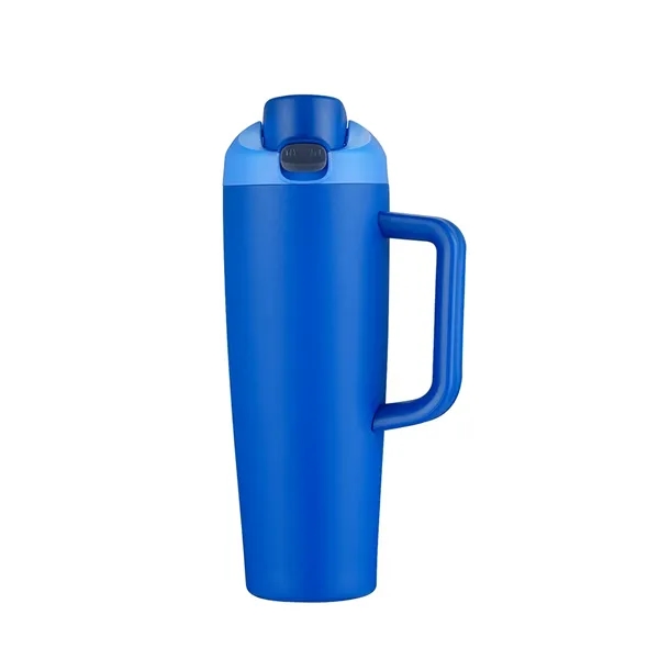 30 oz travel mug vacuum-sealed with powered finish and copper coating... from ASI 31517 Admart Products