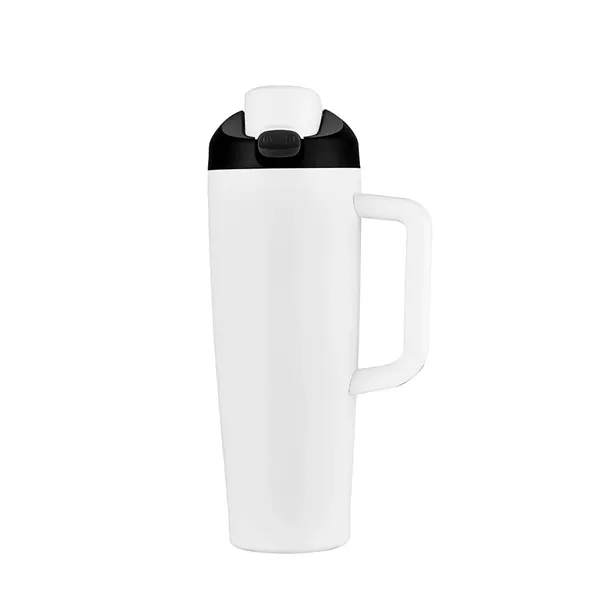 30 oz travel mug vacuum-sealed with powered finish and copper coating... from ASI 31517 Admart Products
