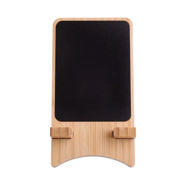 Backlit 15W Bamboo Wireless Charging Stand... from ASI 46755 Cosmo Promos