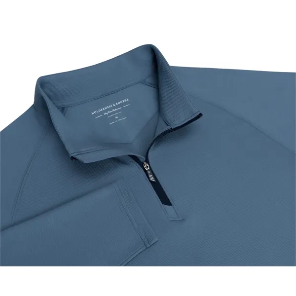 The Stuart is a lightweight solid performance quarter-zip featuring a subtle... from ASI 38120 Ball Pro / Diversified Quality Kitchenware / Branded Apparel Designs