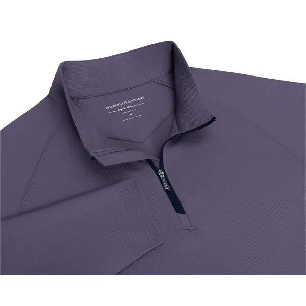 The Stuart is a lightweight solid performance quarter-zip featuring a subtle... from ASI 38120 Ball Pro / Diversified Quality Kitchenware / Branded Apparel Designs