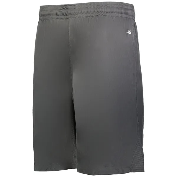 Shorts with double-needle hem, covered elastic waistband with drawcord, Badger heat... from ASI 37461 Augusta Sportswear / Badger Sport