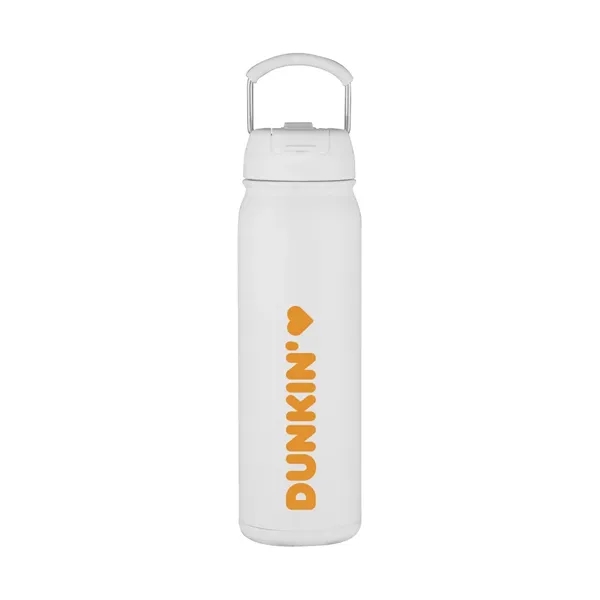 24 oz Top Carry Vacuum Bottle with Twist-Bottom Compartment... from ASI 31517 Admart Products