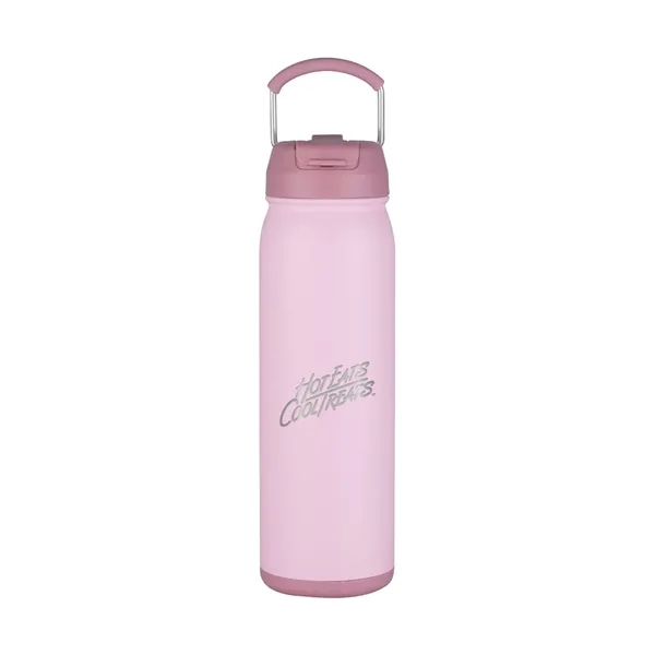 24 oz Top Carry Vacuum Bottle with Twist-Bottom Compartment... from ASI 31517 Admart Products