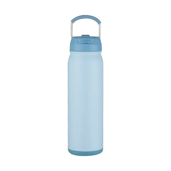 24 oz Top Carry Vacuum Bottle with Twist-Bottom Compartment... from ASI 31517 Admart Products