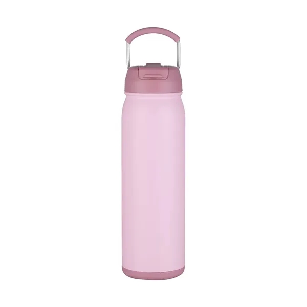 24 oz Top Carry Vacuum Bottle with Twist-Bottom Compartment... from ASI 31517 Admart Products