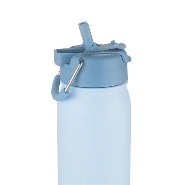 24 oz Top Carry Vacuum Bottle with Twist-Bottom Compartment... from ASI 31517 Admart Products
