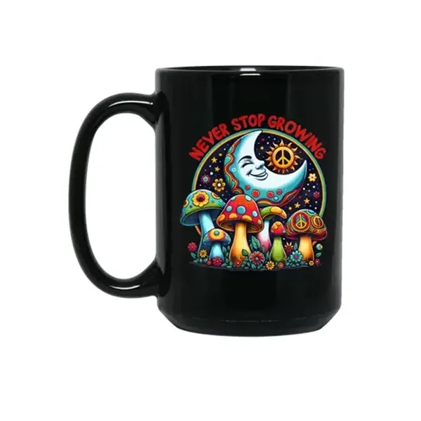 11 Oz Sublimated Ceramic Black Banner Coffee Mug.  Bright and... from ASI 62635 Inno-Vative Solutions Grp LTD