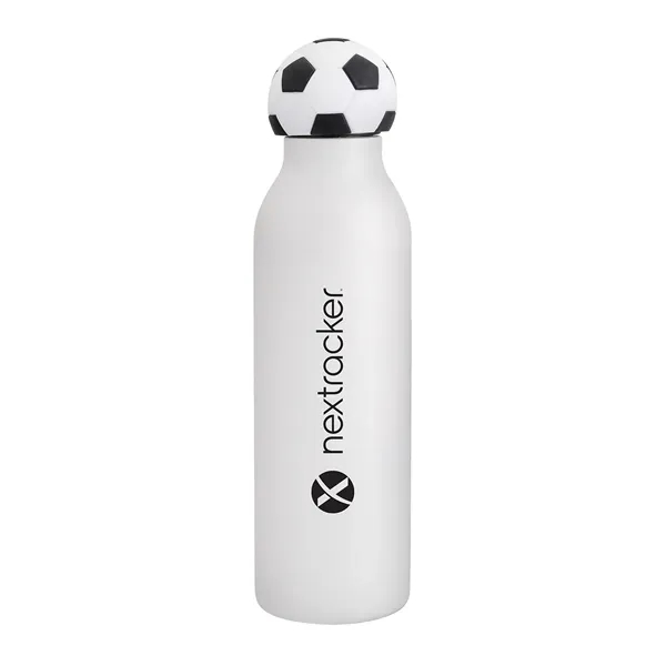 Soccer Top 25 oz Double-Wall Stainless Bottle... from ASI 46755 Cosmo Promos