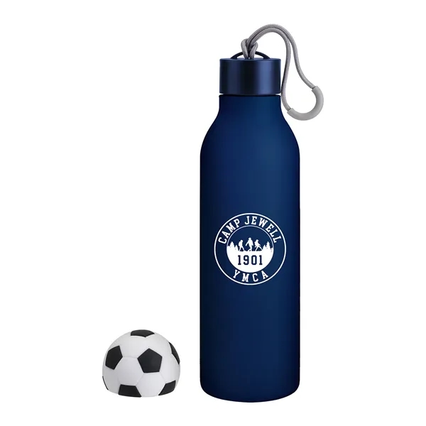Soccer Top 25 oz Double-Wall Stainless Bottle... from ASI 46755 Cosmo Promos