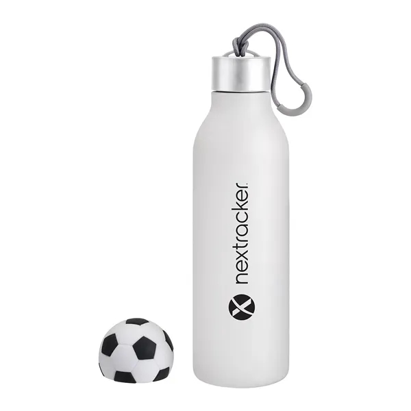 Soccer Top 25 oz Double-Wall Stainless Bottle... from ASI 46755 Cosmo Promos