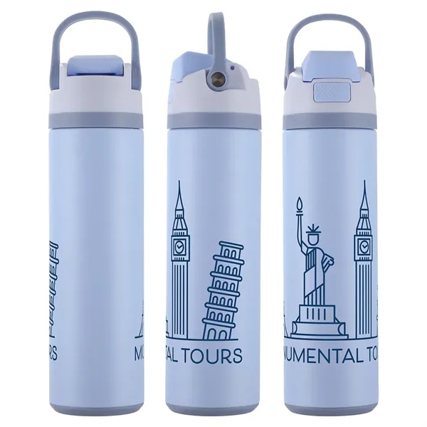 24 oz Vacuum Recycled Stainless Steel Bottle... from ASI 36730 Ariel Premium Supply Inc