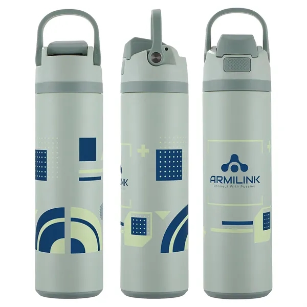 24 oz Vacuum Recycled Stainless Steel Bottle... from ASI 36730 Ariel Premium Supply Inc