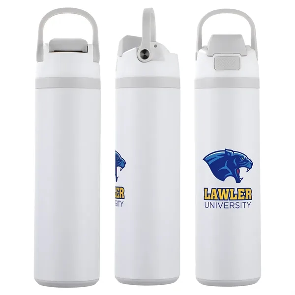 24 oz Vacuum Recycled Stainless Steel Bottle... from ASI 36730 Ariel Premium Supply Inc