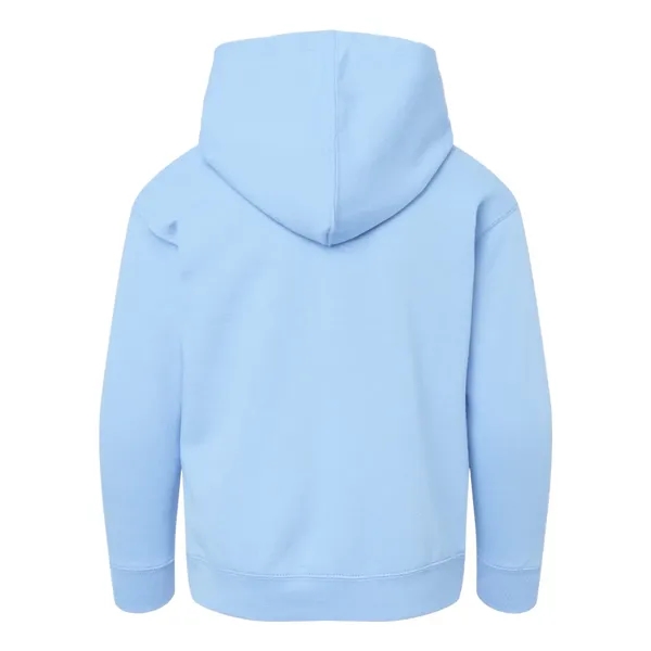 Youth pullover hooded sweatshirt made of 60/40 cotton/polyester fleece with coverstitched... from ASI 84358 S&S Activewear