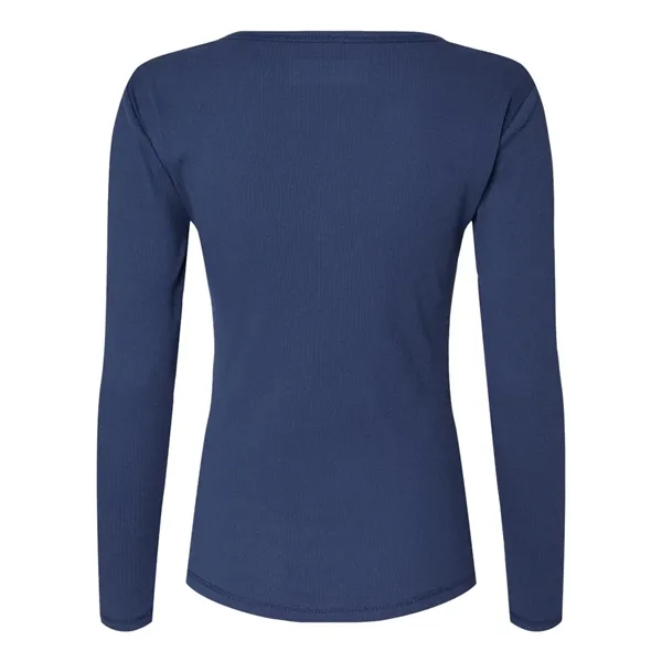 Boxercraft Women's Harper Long Sleeve Henley... from ASI 84358 S&S Activewear
