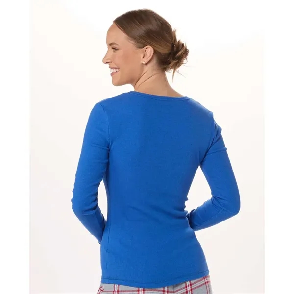 Boxercraft Women's Harper Long Sleeve Henley... from ASI 84358 S&S Activewear