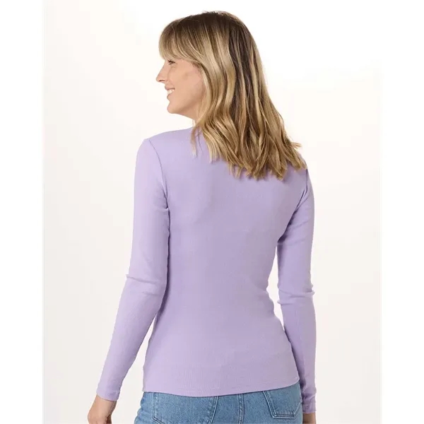 Boxercraft Women's Harper Long Sleeve Henley... from ASI 84358 S&S Activewear