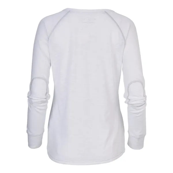 Boxercraft Women's Solid Preppy Patch Long Sleeve T-Shirt... from ASI 84358 S&S Activewear