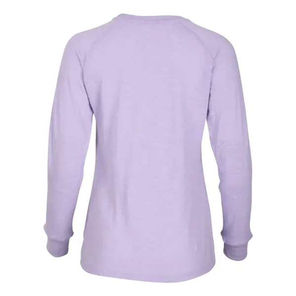 Boxercraft Women's Solid Preppy Patch Long Sleeve T-Shirt... from ASI 84358 S&S Activewear