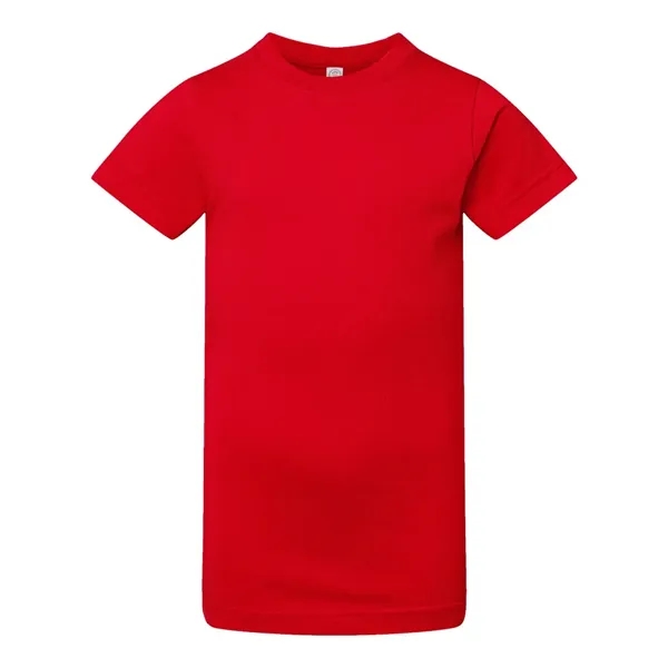 Girls' longer length t-shirt with taped neck. Blank product.... from ASI 84358 S&S Activewear