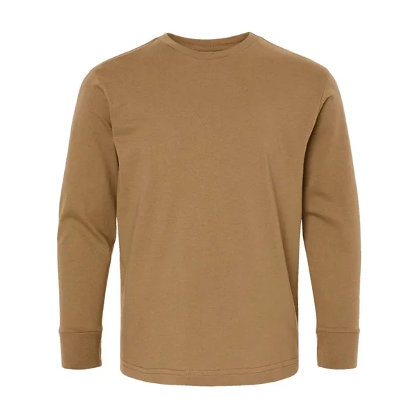 LAT Youth Fine Jersey Long Sleeve Tee; ribbed collar and cuffs.... from ASI 84358 S&S Activewear