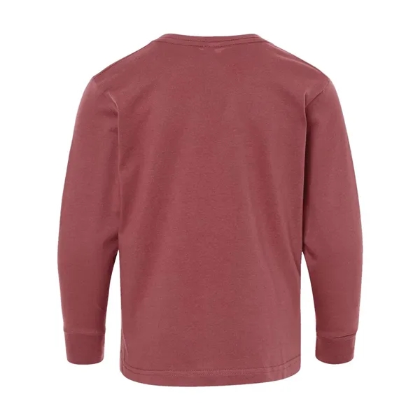 LAT Youth Fine Jersey Long Sleeve Tee; ribbed collar and cuffs.... from ASI 84358 S&S Activewear