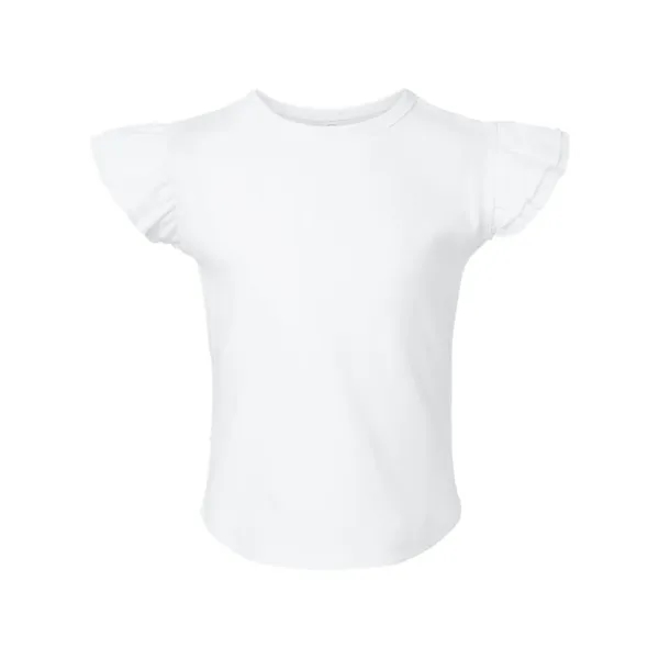 Rabbit Skins Toddler Flutter Sleeve Tee... from ASI 84358 S&S Activewear