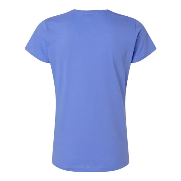 Women's fine jersey longer length T-shirt. Blank product.... from ASI 84358 S&S Activewear