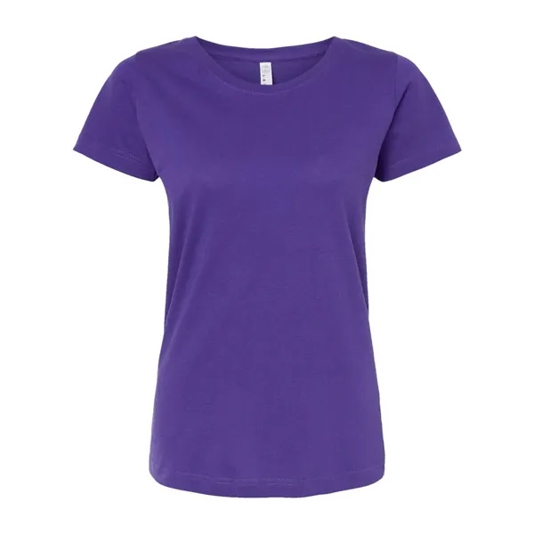 Women's fine jersey longer length T-shirt. Blank product.... from ASI 84358 S&S Activewear