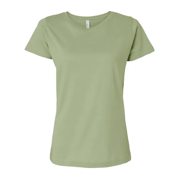 Women's fine jersey longer length T-shirt. Blank product.... from ASI 84358 S&S Activewear