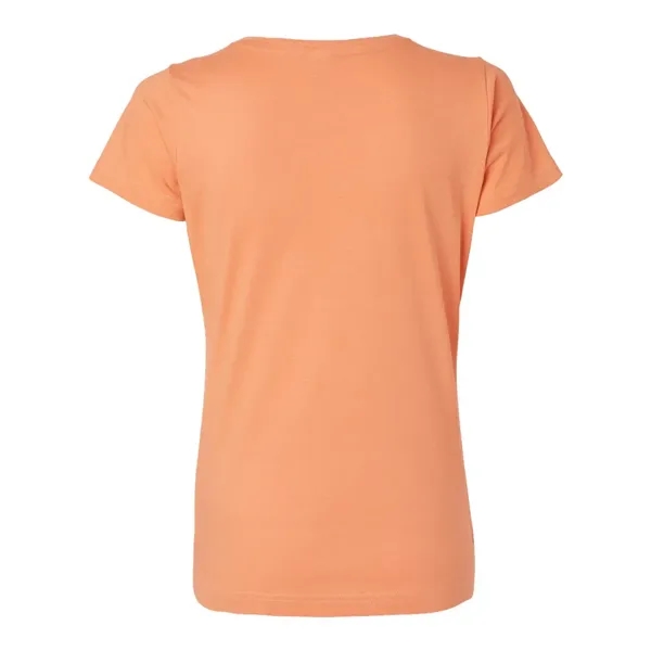 Women's fine jersey longer length T-shirt. Blank product.... from ASI 84358 S&S Activewear