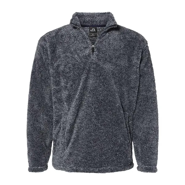 J. America Boundary Shag Frosty Sherpa Quarter-Zip Pullover... from ASI 84358 S&S Activewear