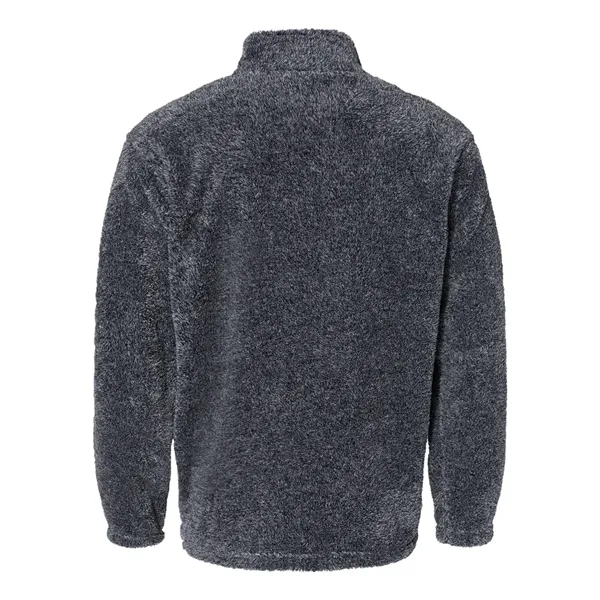 J. America Boundary Shag Frosty Sherpa Quarter-Zip Pullover... from ASI 84358 S&S Activewear
