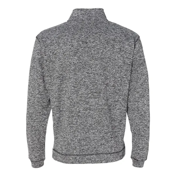 J. America Cosmic Fleece Quarter-Zip Pullover Sweatshirt, blank.... from ASI 84358 S&S Activewear