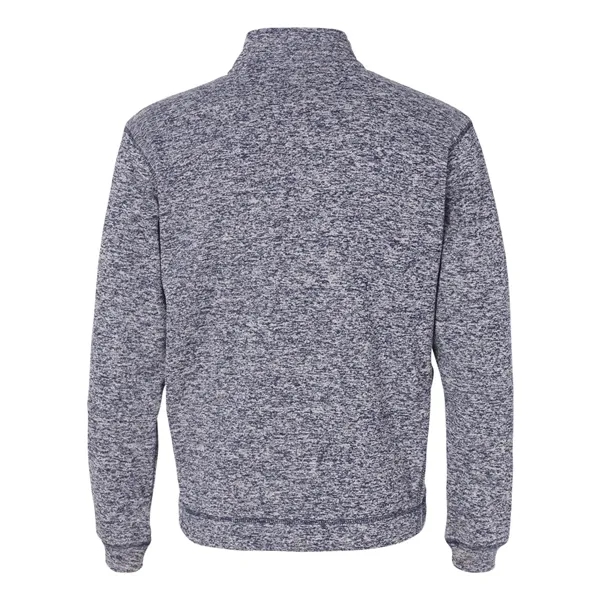 J. America Cosmic Fleece Quarter-Zip Pullover Sweatshirt, blank.... from ASI 84358 S&S Activewear