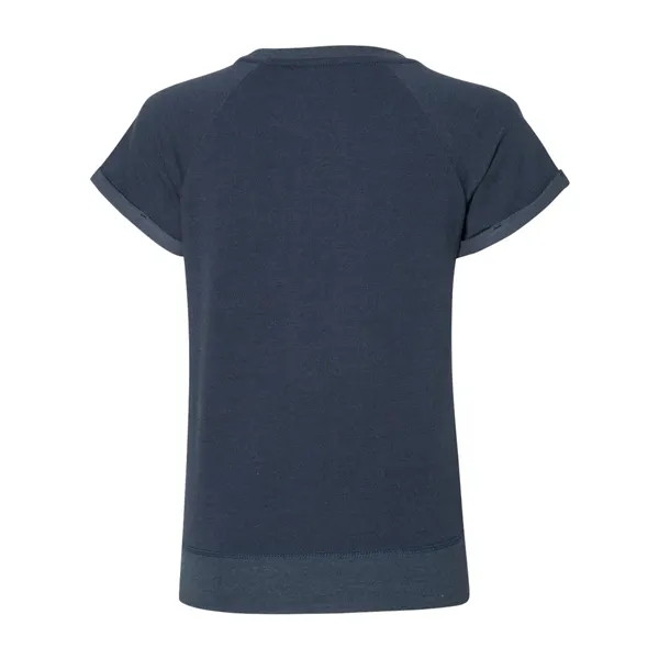 Women's Sweetheart French Terry Short Sleeve Pullover... from ASI 84358 S&S Activewear