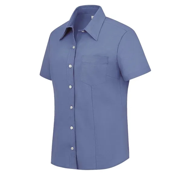 Dickies Women's Short Sleeve Stretch Oxford Shirt... from ASI 84358 S&S Activewear