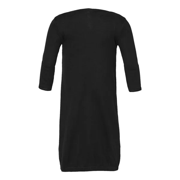 Infant 1x1 baby rib lap shoulder layette. Blank product.... from ASI 84358 S&S Activewear