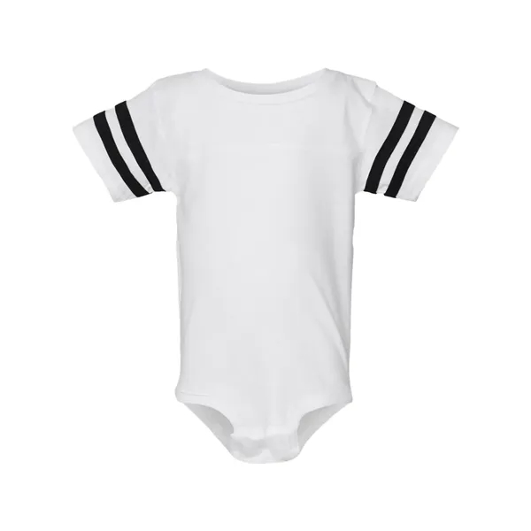 Football jersey bodysuit with 3-snap closure and EasyTear™ label.... from ASI 84358 S&S Activewear