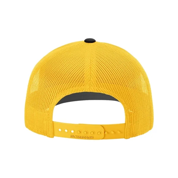 Trucker snapback cap made of polyester/cotton with a mesh back and... from ASI 84358 S&S Activewear