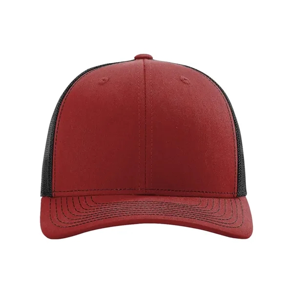Trucker snapback cap made of polyester/cotton with a mesh back and... from ASI 84358 S&S Activewear
