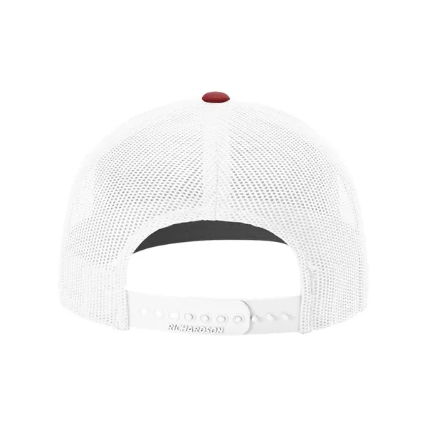 Trucker snapback cap made of polyester/cotton with a mesh back and... from ASI 84358 S&S Activewear