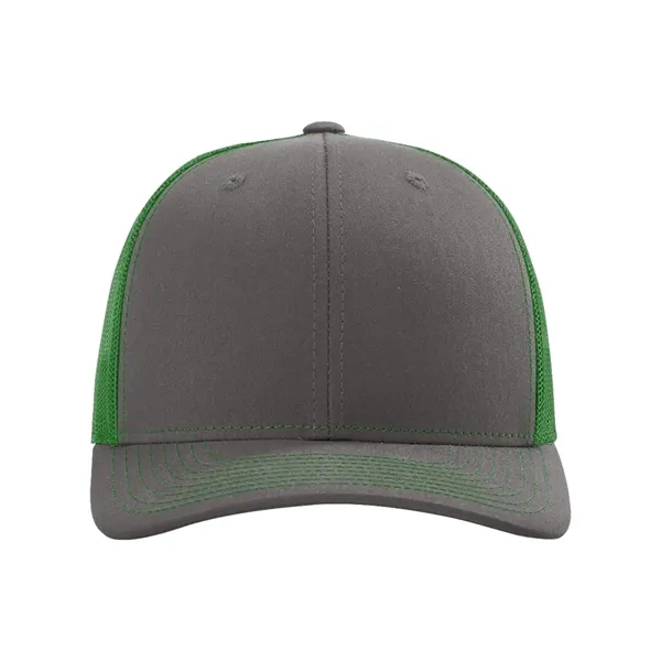 Trucker snapback cap made of polyester/cotton with a mesh back and... from ASI 84358 S&S Activewear