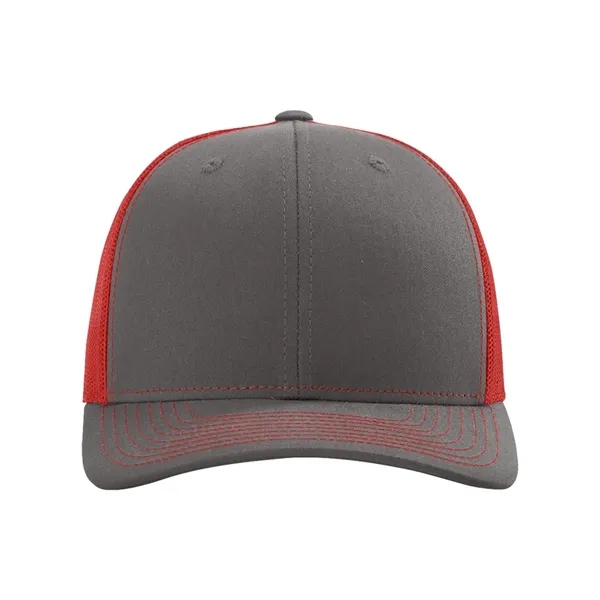 Trucker snapback cap made of polyester/cotton with a mesh back and... from ASI 84358 S&S Activewear