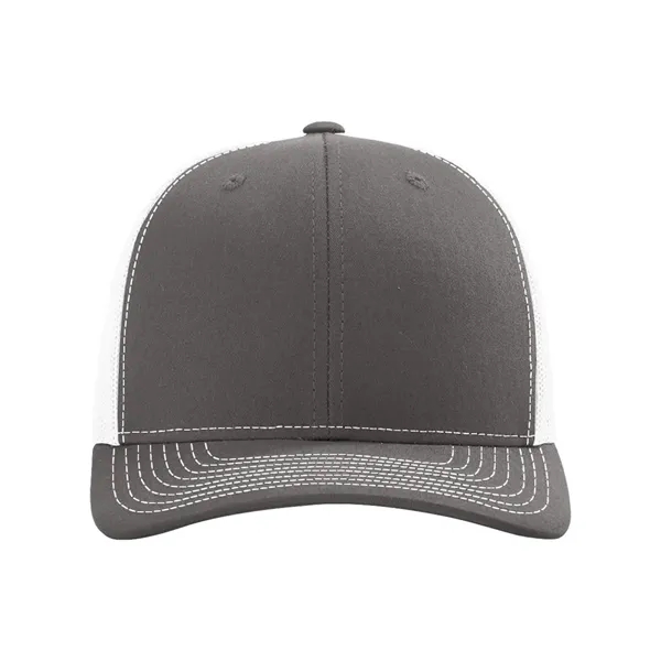 Trucker snapback cap made of polyester/cotton with a mesh back and... from ASI 84358 S&S Activewear