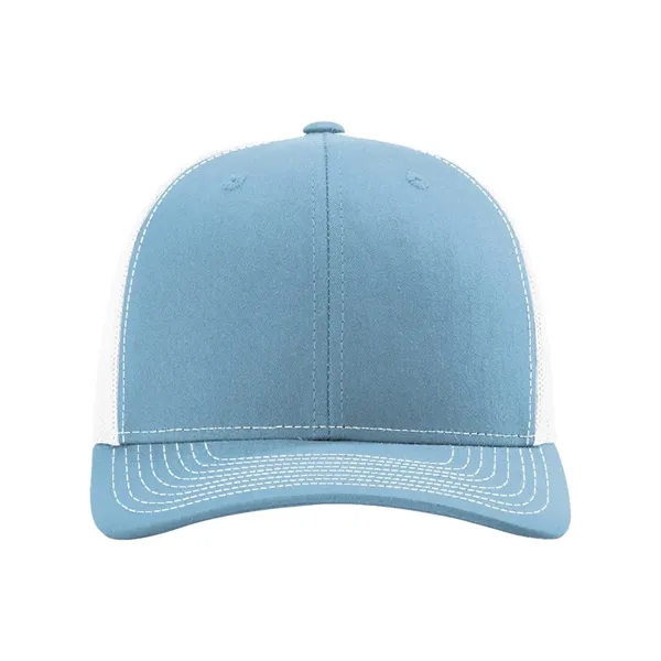 Trucker snapback cap made of polyester/cotton with a mesh back and... from ASI 84358 S&S Activewear