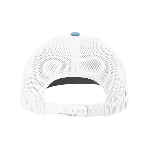Trucker snapback cap made of polyester/cotton with a mesh back and... from ASI 84358 S&S Activewear