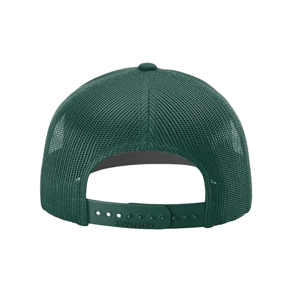 Trucker snapback cap made of polyester/cotton with a mesh back and... from ASI 84358 S&S Activewear